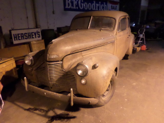 1940 Chevrolet Master Deluxe 2 door sedan in dry storage for over 60 years 1940 Chevrolet master delux