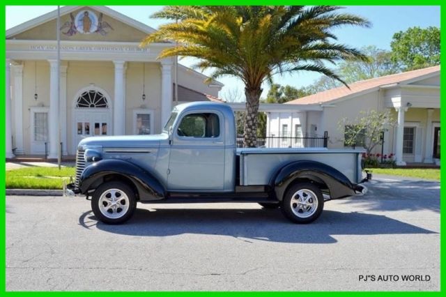 1940 Chevy 235 6 cylinder (3769716 block) Clifford performance 4 barrel intake 1940 Chevrolet Pickup 12 volt electrical system with alternator, dual exhaust