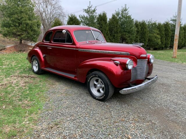 1940 Chevy Special Deluxe Coupe All Steel Street Rod Custom Candy Apple Mint 1940 Chevrolet Special Deluxe Street Rod