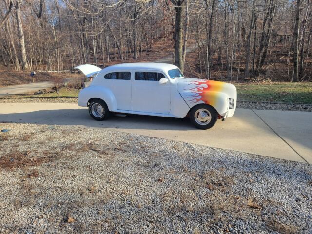 1940 chrysler sedan chopped tilt front end Chevrolet drive train 1940 Chrysler 2 door