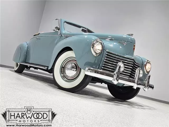 1940 Chrysler WIndsor Convertible 31182 Miles Ensign Blue Convertible 241 cubic 1940 Chrysler WIndsor Convertible