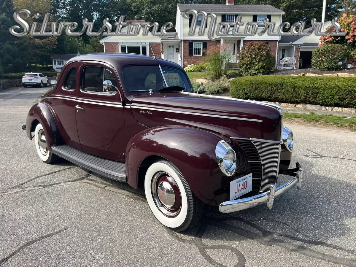 1940 Dark Plum Flathead 8 Restored Perfect Show Car 1940 Ford Opera Coupe