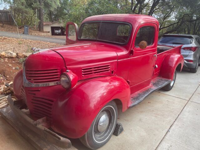 1940 Dodge Pickup Pickup Red RWD Manual 1940 Dodge Pickup