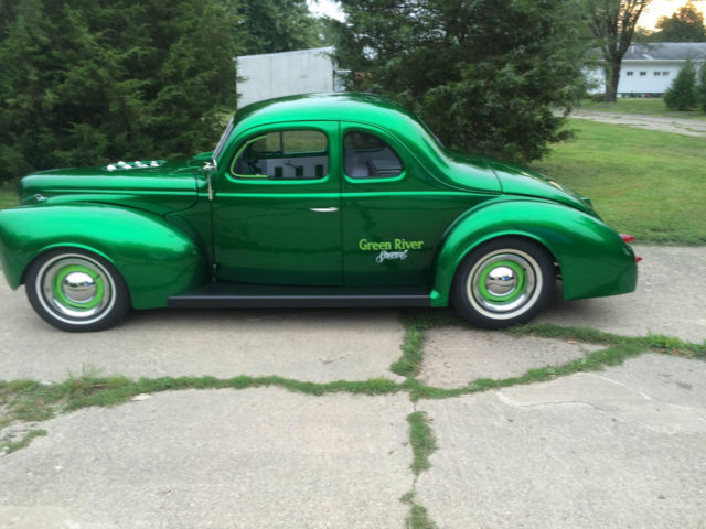 1940 Ford 5 window coupe, hot rod, custom, vintage, chopped, rat rod, lead sled 1940 Ford 5 window coupe