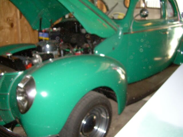 1940 FORD COUPE car 4 SPEED/ "1957 283 CORVETTE ENGINE" & GLASS PACKS. NON-CUT. 1940 Ford Other