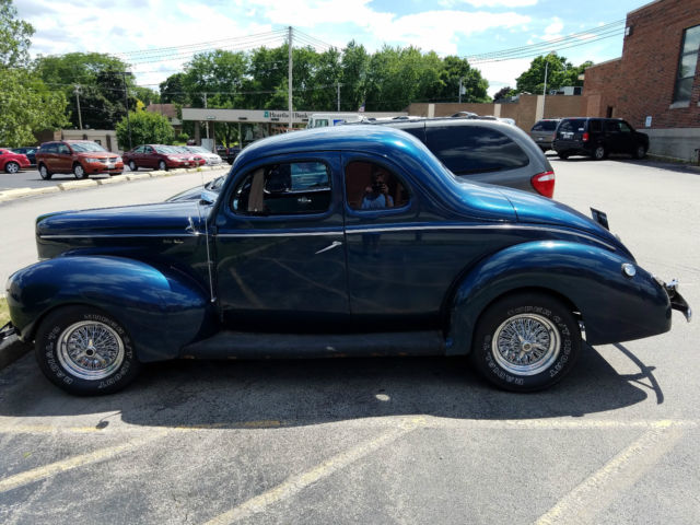 1940 ford coupe deluxe flat head Offenhouser Grancor hot rod 1940 Ford coupe deluxe