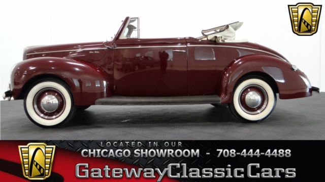 1940 Ford Deluxe 11151 Miles Maroon Convertible 239 CID V8 3-Speed Manual 1940 Ford Other Pickups
