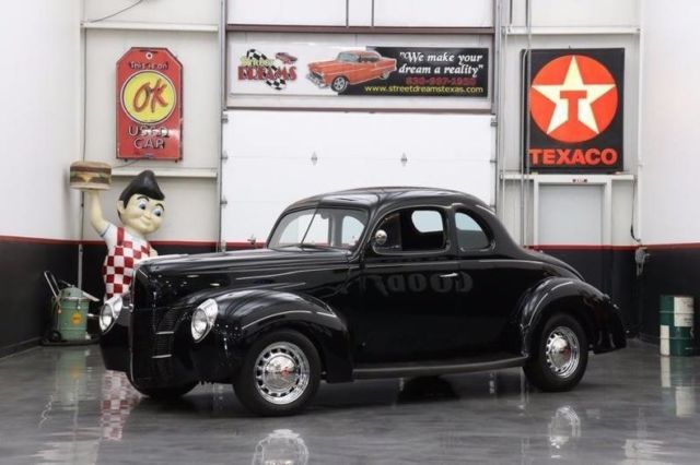 1940 Ford Deluxe 67 Miles Black Coupe 350 V8 TH350 Automatic Transmission 1940 Ford Other --