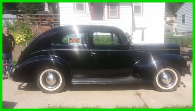 1940 Ford Deluxe 85HP V8 Flathead Gasoline Engine 3-Speed Manual RWD IOWA 1940 Ford Deluxe