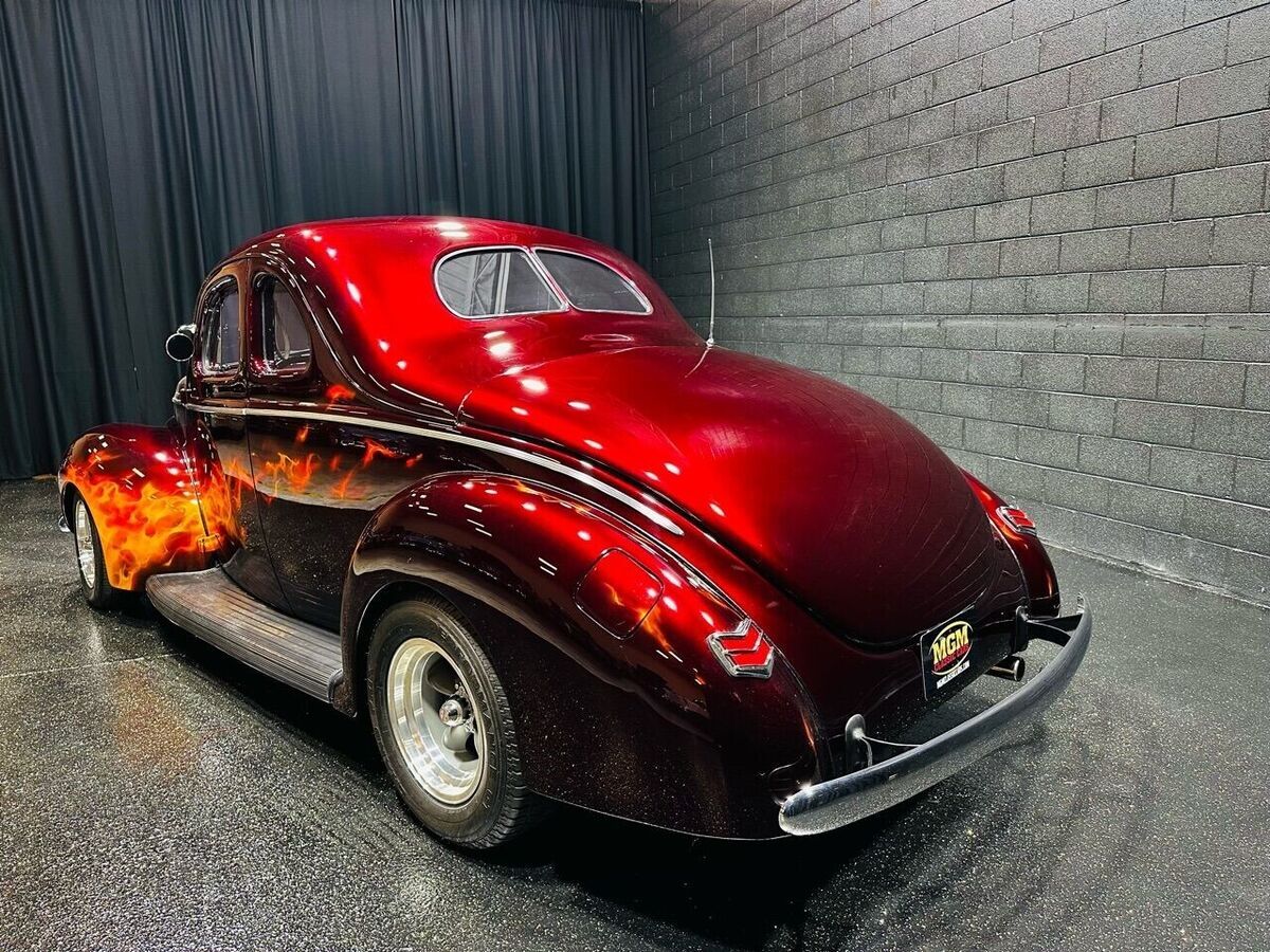 1940 Ford Deluxe Business Coupe SUPERCHARGED HOT ROD PAINT IS INSANE! - photo 11