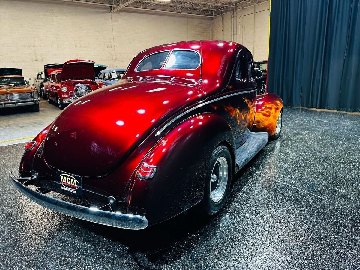 1940 Ford Deluxe Business Coupe SUPERCHARGED HOT ROD PAINT IS INSANE! - photo 13