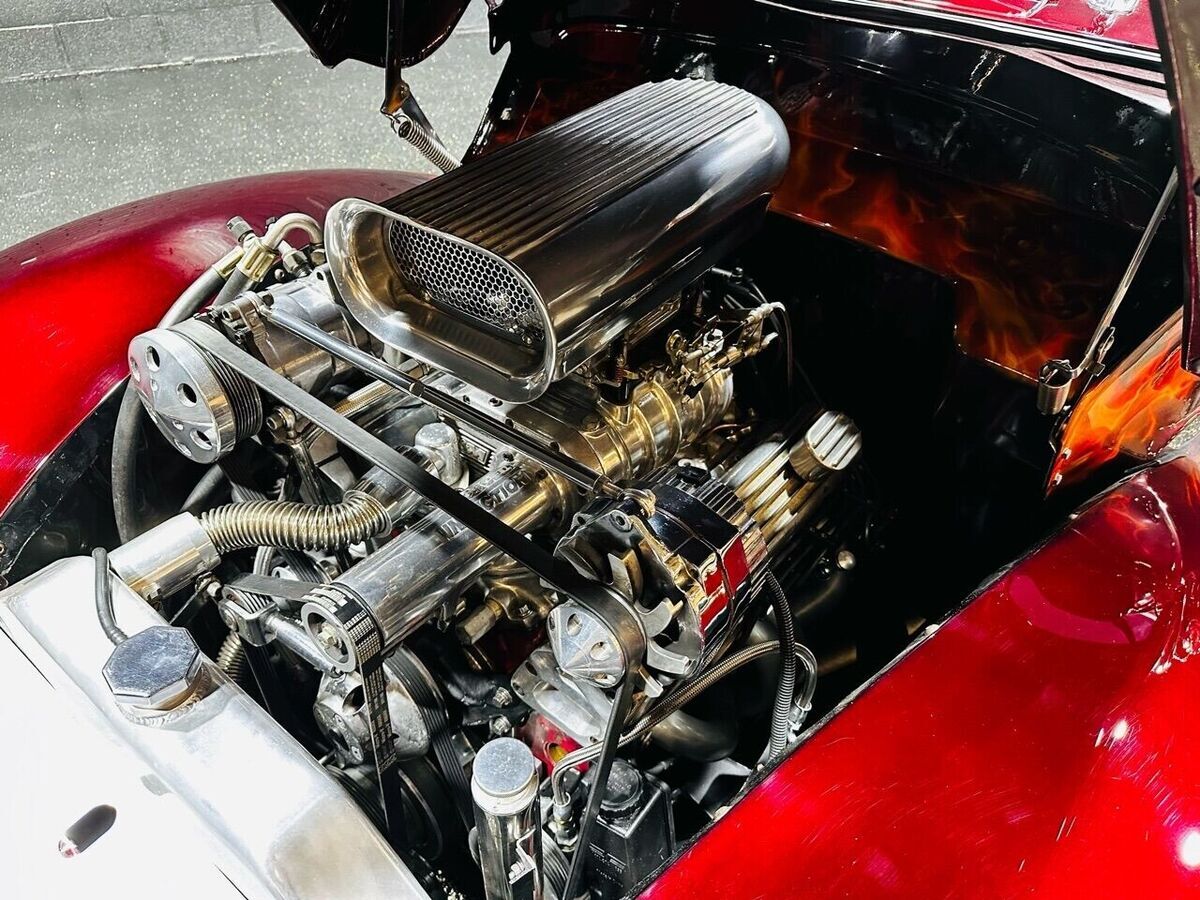 1940 Ford Deluxe Business Coupe SUPERCHARGED HOT ROD PAINT IS INSANE! - photo 4