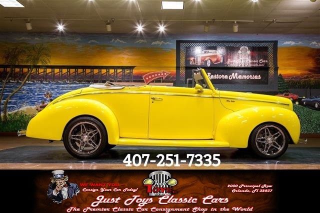 1940 Ford Deluxe, Chrome Yellow with 6,018 Miles available now! 1940 Ford Deluxe Convertible Street Rod