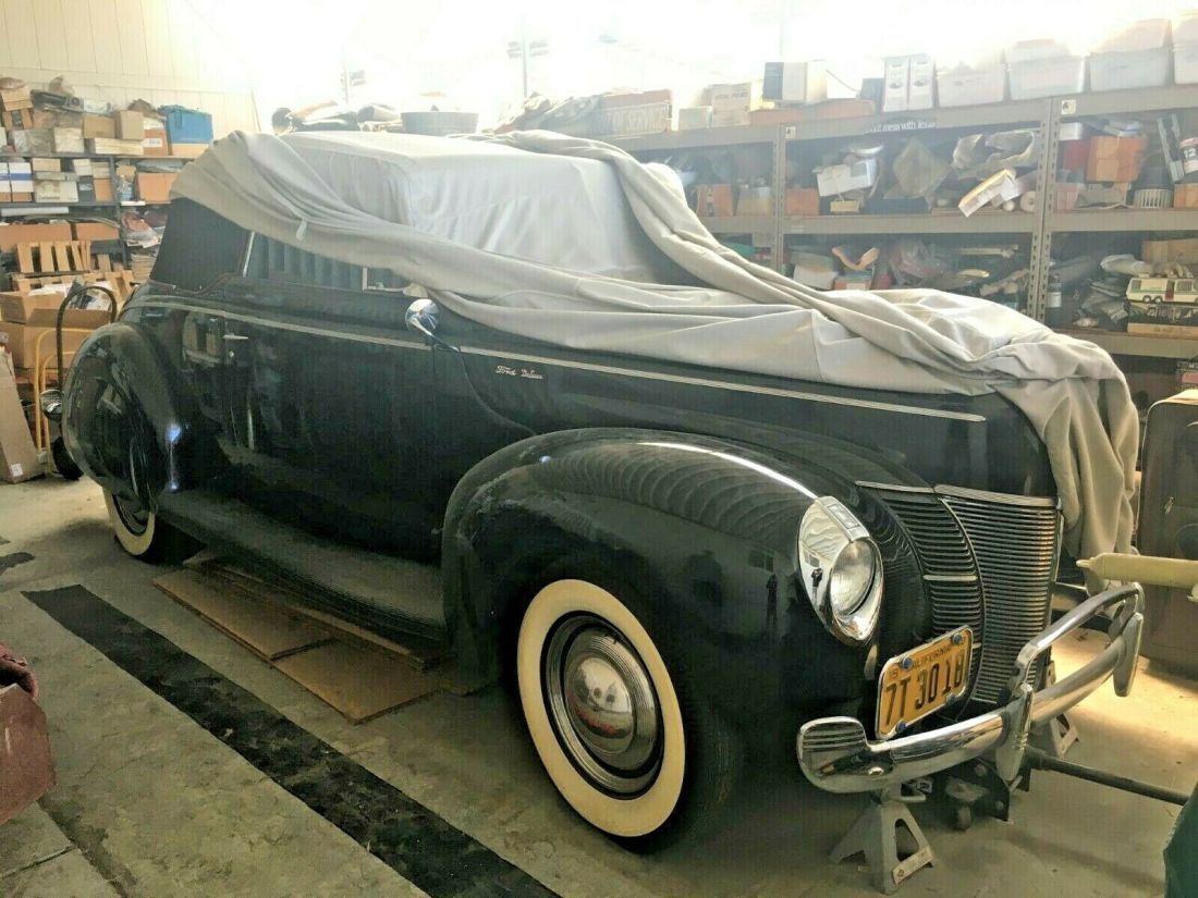 1940 Ford Deluxe Convertible 85HP same owner 50 plus years 1940 Ford Deluxe Deluxe