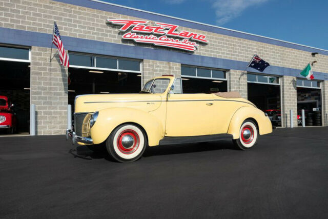 1940 Ford Deluxe Convertible Flathead V8 Many Upgrades 1940 Ford Deluxe Convertible