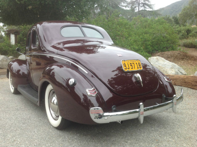 1940 Ford Deluxe Coupe Frame off restoration columbia rear axle 1940 Ford Deluxe Coupe
