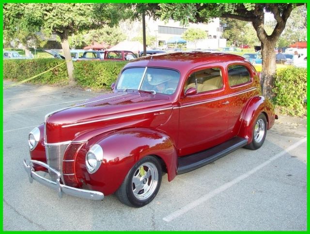 1940 Ford Deluxe Tudor Sedan 1986 GM 305 with 350HP Gas 18k Miles Since Rebuilt 1940 Ford Sedan