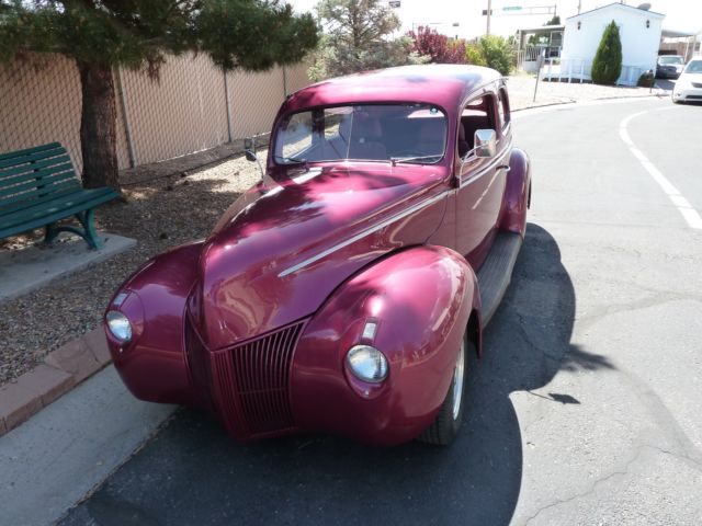 1940 Ford Custom Street Rod Deluxe Shaved chrome + bumpers - photo 3