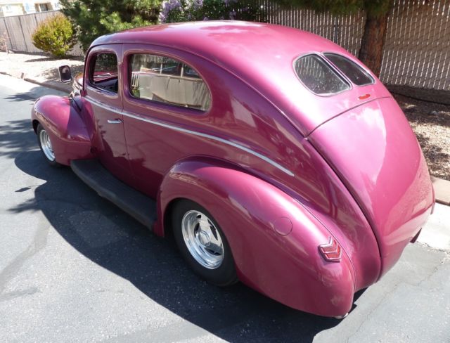 1940 Ford Custom Street Rod Deluxe Shaved chrome + bumpers - photo 4