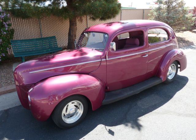 1940 Ford Custom Street Rod Deluxe Shaved chrome + bumpers - photo 6