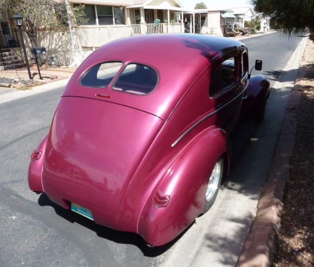 1940 Ford Custom Street Rod Deluxe Shaved chrome + bumpers - photo 8