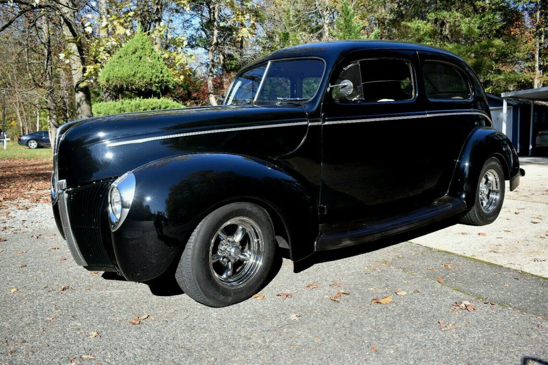 1940 FORD STD SEDAN STREET ROD; 302 FORD, A/C, C-4, Rack & Pin EX COND. (video) 1940 Ford Standard Sedan Street Rod Hot Rod Custom