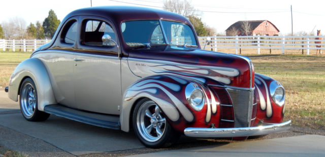 1940 FORD STREET ROD-RESTO-MOD all new (COLD A/C) hot rod 1940 Ford Other