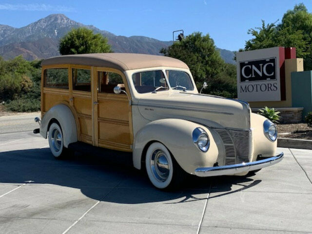 1940 Ford Woody Woodie Fully Restored / Custom Real Wood CNC Motors Upland CA 1940 Ford Woody Woody