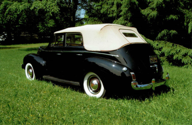 1940 Four Door Mercuty Convertible - V8 Engine - Black exterior - Tan Top 1940 Mercury Other