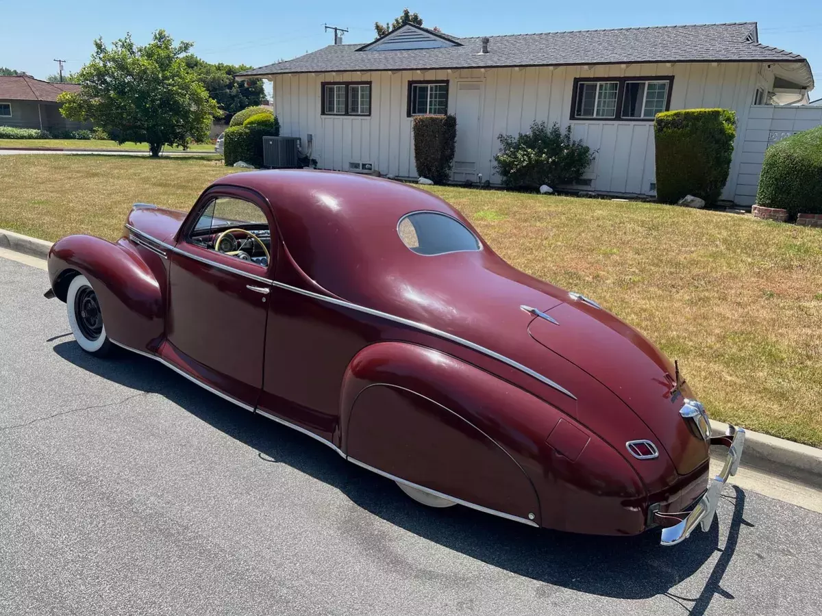 1940 Lincoln Zephyr 3 Window Coupe, Chopped, Bagged 1940 Lincoln 3 Window Coupe, Chopped, Bagged