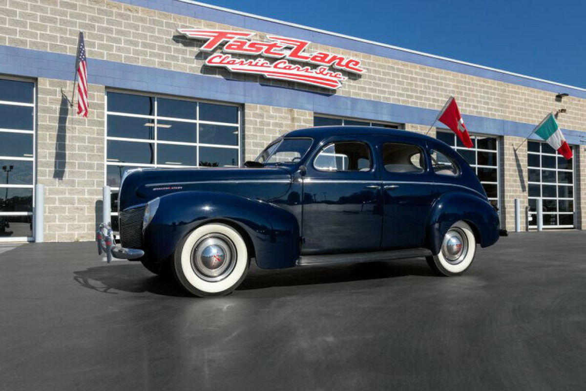 1940 Mercury Eight Sedan Highly Documented Same Owner Since 2001 Overdrive Rear 1940 Mercury Eight Sedan