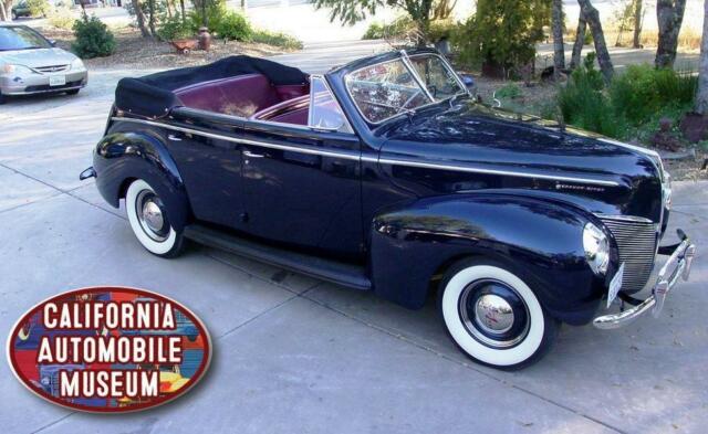 1940 Mercury Sedan Convertible - Concourse Winning Restoration! 1940 Mercury Sedan Convertible --
