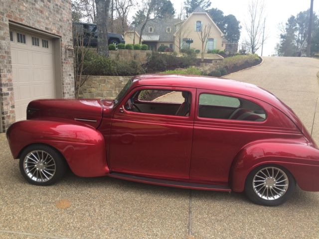 1940 plymouth 2door sedan candy apple red Street Rod 1940 Plymouth Other