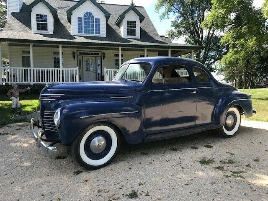1940 Plymouth business coupe Survivor local garage find, drives rides Video! 1940 Plymouth P9 Roadking Business Coupe RK NO RESERVE Video!