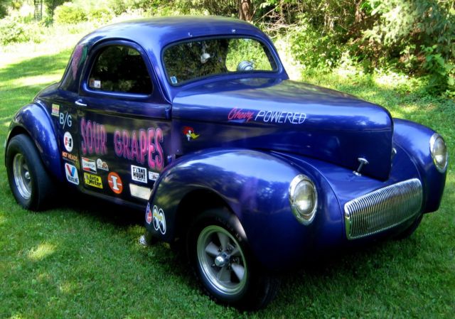 1940 Willy's Coupe,Real Deal Steel Drag Car,454 V-8,Auto,Front Disc,Runs Strong 1940 Willys 40