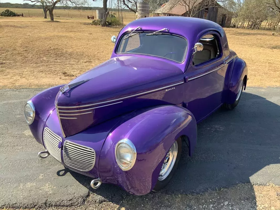 1940 Willys 440 Coupe 0 Miles Purple Coupe 392 HEMI V8 4-Speed with Ov 1940 Willys 440 Coupe