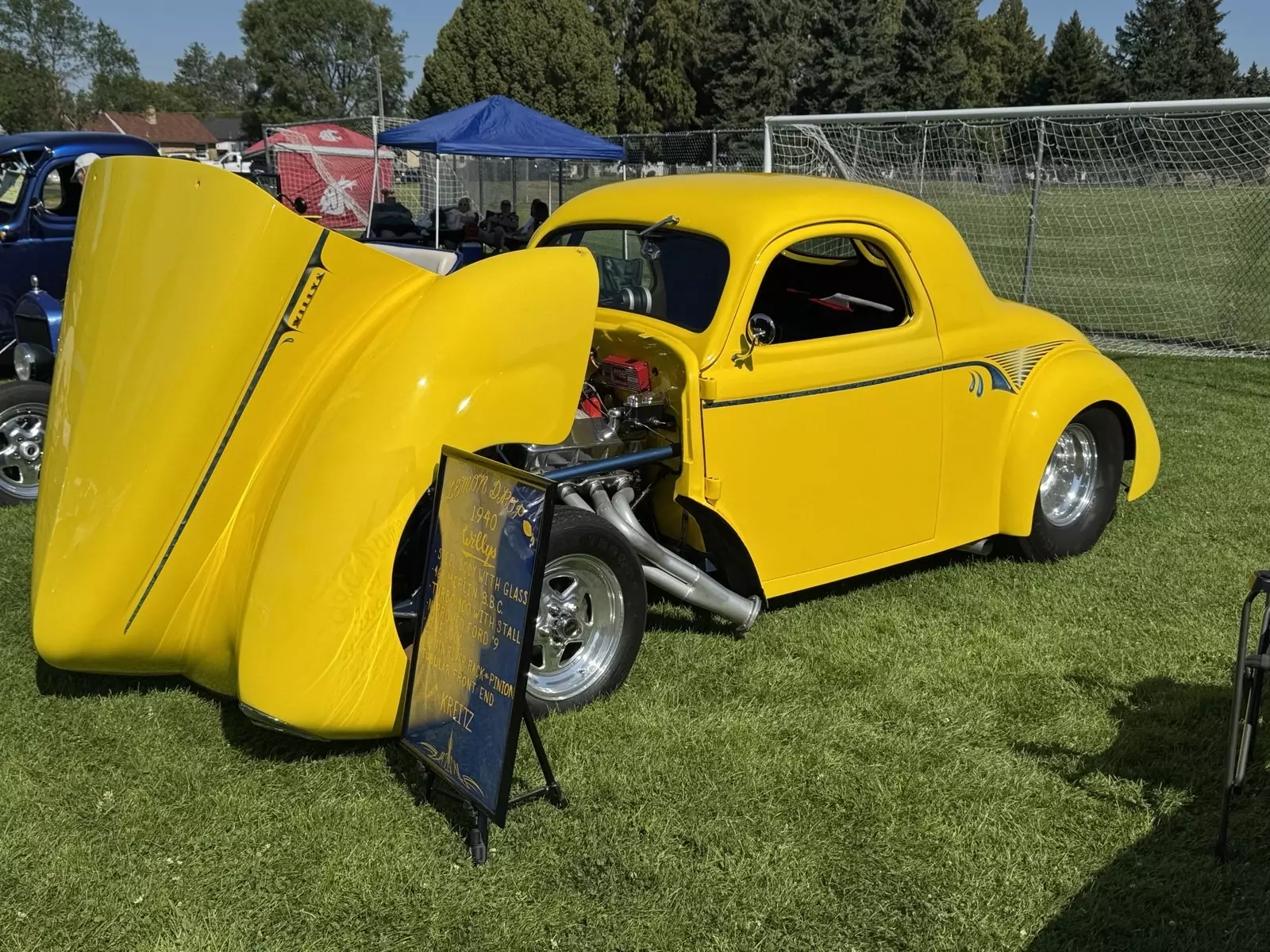 1940 Willys Aero Coupe Yellow 1940 Willys Aero