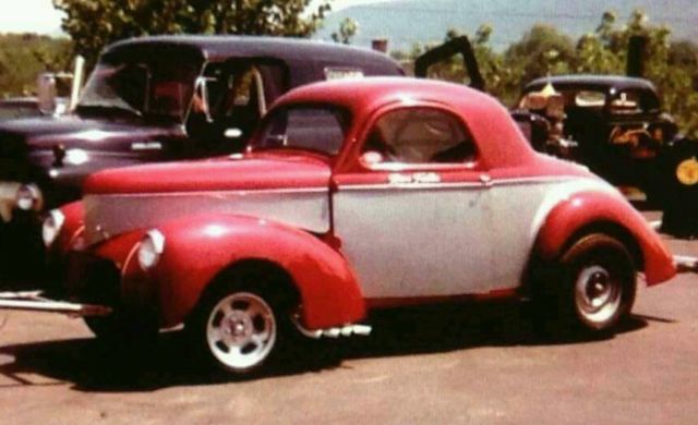 1940 Willys Coupe 1960's Gasser Survivor Time Capsule Rare Find Museum Piece☆☆☆ 1940 Willys Speedway coupe