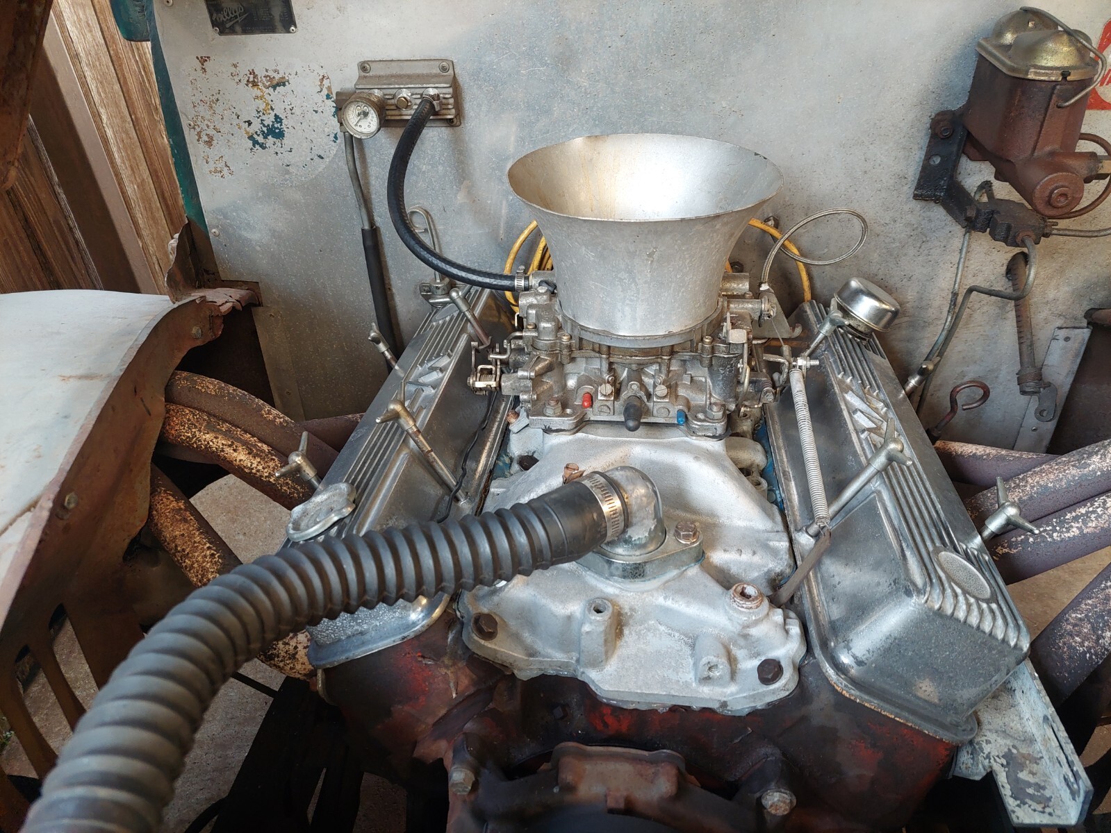 1940 Willys truck all steel 327 / turbo 400 patina - photo 8