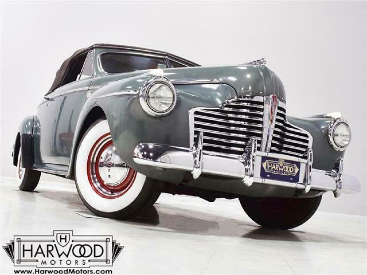 1941 Buick Super Convertible 694 Miles Chenanga Gray 248 cubic inch straight-8 1941 Buick Super Convertible