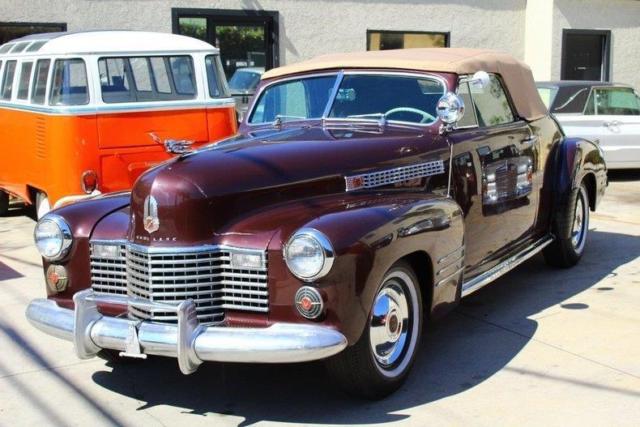 1941 Cadillac Fleetwood Convertible 34297 Miles Burgundy Convertible V8 Manual 1941 Cadillac Fleetwood Convertible