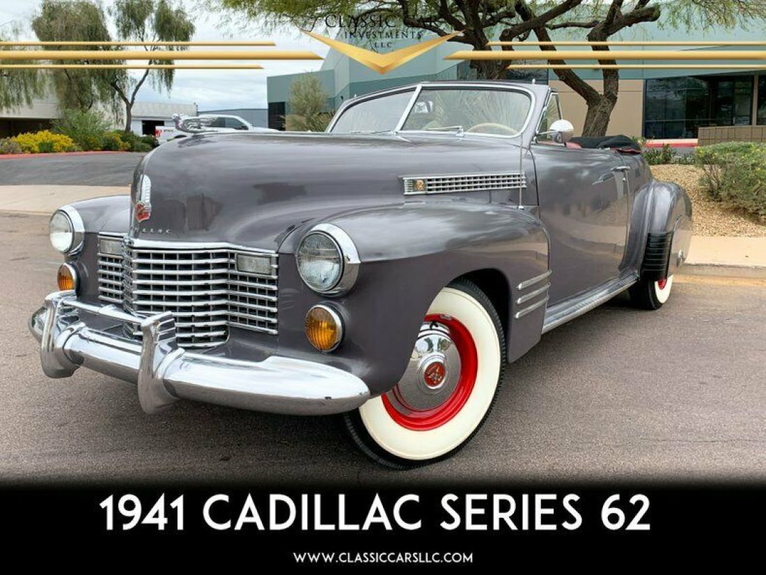 1941 Cadillac Series 62 Deluxe Convertible - Very Cool Survivor - Runs Amazing!! 1941 Cadillac Series 62 Deluxe Convertible Coupe