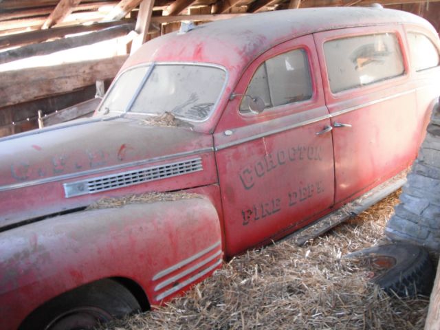 1941 CADILLAC SUPERIOR 75 FIRE DEPARTMENT EMERGENCY CAR, ORIG. PAINT, BARN FIND 1941 Cadillac Other