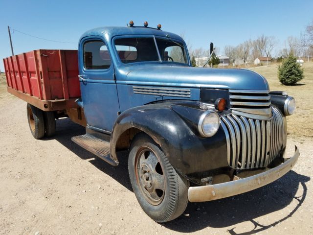1941 CHEVROLET 1 1/2 TON FARM WORK DUMP PATINA GRAIN TRUCK CHEVY 1942 1945 1946 1941 Chevrolet Other Pickups SHOP KANSAS WAR FORD DODGE 46 5400 CHROME 6400