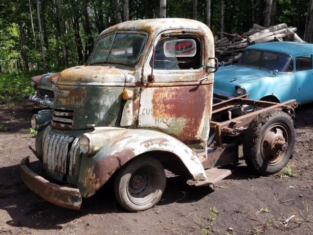 1941 Chevy Coe Cabover Stubnose truck project patina barn find ratrod 1941 Chevrolet Other Pickups