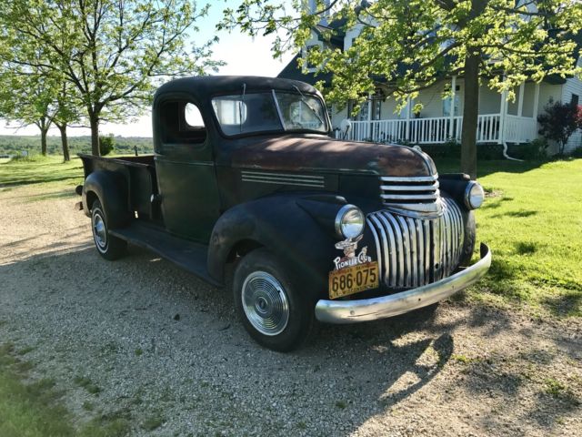 1941 Chevy Pick Up Truck Rides and Drives! w/ title Survivor 1946 1942 1938 1949 1941 Chevrolet Other Pickups Driving Truck