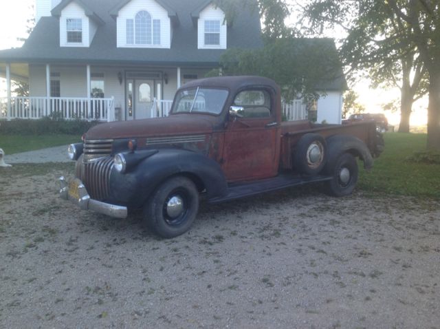 1941 chevy Pick up truck Survivor NO RUST or Bondo drives 1946 RARE SOLID VIDEO! 1941 Chevrolet Other Pickups SURVIVOR!