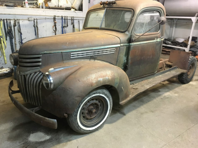 1941 Chevy pickup starts runs new battery very solid good title rat rod project 1941 Chevrolet Other Pickups