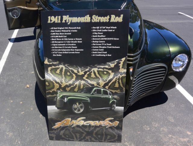 1941 Plymouth Custom Street Rod 1 of a Kind Custom Anaconda - photo 13