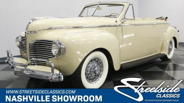 1941 Dodge Luxury Liner Convertible 217 Inline 6 3 Speed Manual Classic Vintage 1941 Dodge Luxury Liner --